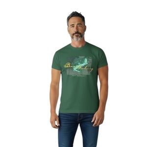 Vintage Y2K Bass Fishing Graphic Gorpcore Nature Delta Pro Weight Tee